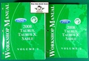2008 Ford Taurus, Taurus X & Mercury Sable OEM Factory Shop Repair Service Workshop Manual 2 Vol. Set