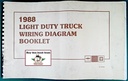 1988 Chevrolet C/K Pickup R/V S/T G Van M Van P Van Suburban Blazer Large Format Wiring Diagrams