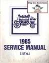1985 Fisher Body C Style Service Manual for Cadillac, Buick, and Oldsmobile Car Models