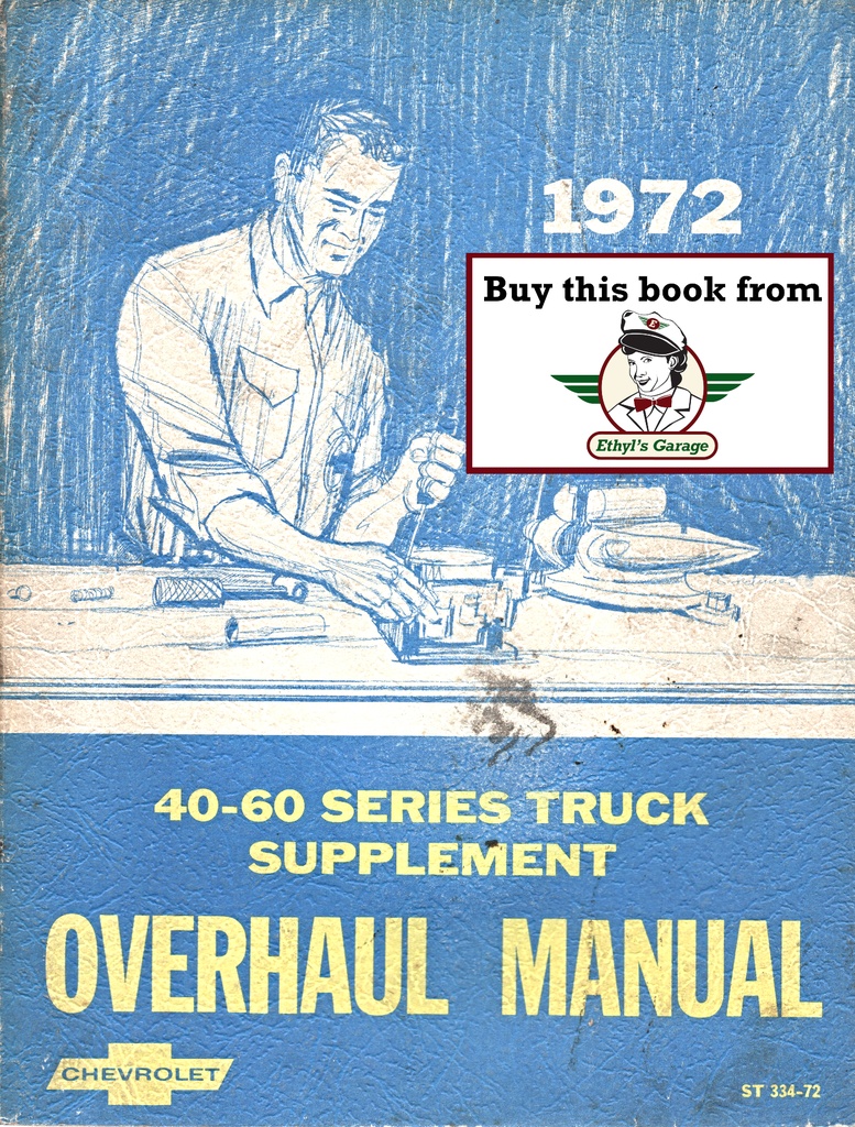 1972 Chevrolet Medium Truck 40-60 Series Factory Overhaul Manual Supplement