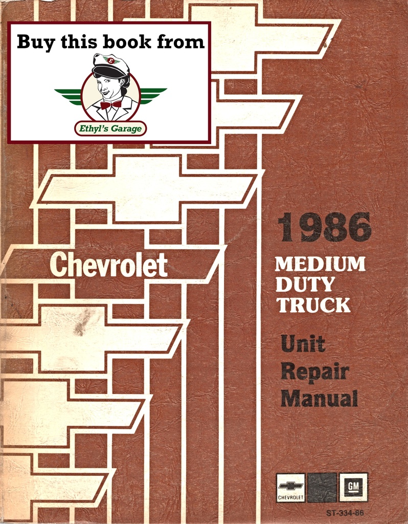 1986 Chevrolet Medium Duty Truck Unit Repair Manual