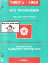 1993 1/2-1995 Mopar 42RE Automatic Transmission Powertrain Diagnostic Procedures for Jeep Grand Cherokee