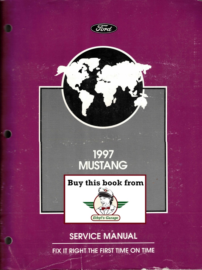 1997 Ford Mustang Original Factory OEM Shop Repair Service Manual