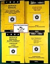 1994 Chrysler/Dodge/Eagle LHS New Yorker Concorde Intrepid Vision Shop Repair Service & Diagnostic Manuals 4 Vol. Set