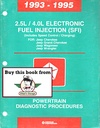 1993-1994-1995 Jeep 2.5L/4.0L SFI Engines Powertrain Diagnostic Procedures