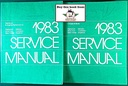 1983 Chrysler/Dodge/Plymouth Rear Wheel Drive Car Shop Service Manual Set Imperial/New Yorker/Cordoba/Diplomat Mirada/Gran Fury/Caravelle/Salon