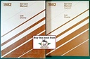 1982 Dodge/Plymouth Colt/Champ Shop Maintenance Repair Service Manual and Supplement
