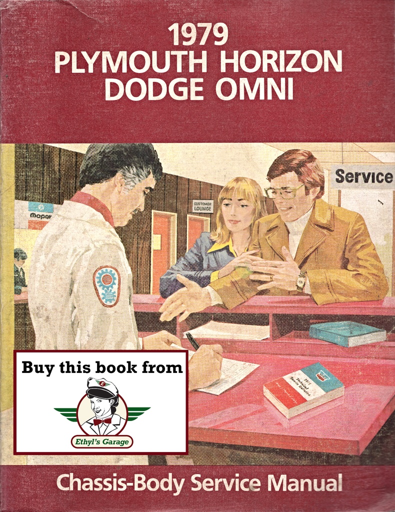 1979 Dodge/Plymouth Omni/Horizon/O24/TC3 Shop Maintenance Repair Service Manual