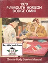 1979 Dodge/Plymouth Omni/Horizon/O24/TC3 Shop Maintenance Repair Service Manual
