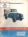 1973-1974 Jeep FDJ-5C Dispatcher 100 Shop Repair Maintenance Service Manual