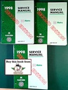 1998 Chevrolet Metro M-Platform Shop Repair Maintenance Service Manual 3 Vol. Set 2nd Edition