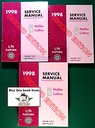 1998 Chevrolet Malibu Oldsmobile Cutlass L/N Shop Repair Maintenance Service Manual 3 Vol. Set 2nd Edition