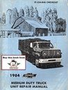 1984 Chevrolet Medium Duty Truck Unit Repair Manual