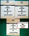 1994 Chevrolet Lumina Minivan Pontiac Trans Sport Oldsmobile Silhouette Shop Repair Maintenance Service Manual Complete 3 Vol. Set