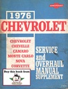 1976 Chevrolet Passenger Car Service and Overhaul Manual Supplement—Bel Air, Impala, Caprice Classic, Chevelle, Malibu, El Camino, Camaro, Monte Carlo, Nova, Corvette