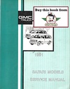 1991 GMC Safari M/L Van Service Shop Manual