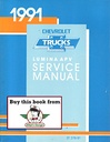 1991 Chevrolet Lumina APV Minivan U-Platform Shop Repair Maintenance Service Manual