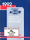 1992 Chevrolet Lumina APV Minivan U-Platform Factory Shop Repair Service Manual