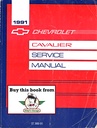 1991 Chevrolet Cavalier J-Platform Shop Repair Maintenance Service Manual Z24