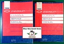 1992 Chevrolet Lumina W-Platform Shop Repair Maintenance Service Manual 2 Vol. Set