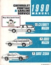 1990 Chevrolet/Pontiac Celebrity/6000 Sedan/Wagon A-Platform Shop Repair Maintenance Service Manual