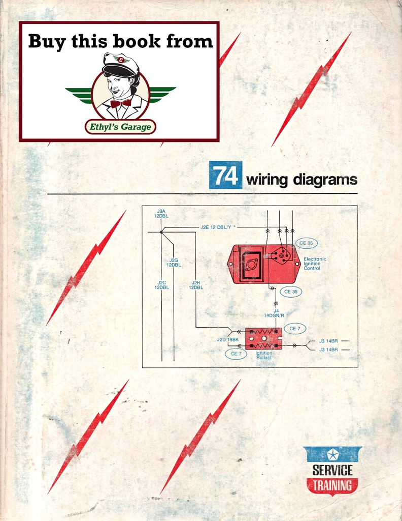 1974 Chrysler/Plymouth/Imperial/Dodge Wiring Diagrams Road Runner/Dart/Duster/New Yorker etc.