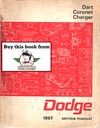1967 Dodge Dart Coronet Charger Shop Maintenance Repair Service Manual
