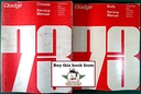 1973 Dodge Shop Repair Service Manual 2 Vol Set Charger Challenger Dart Monaco Polara Coronet