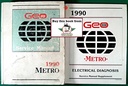 1990 Geo Metro Shop Repair Maintenance Service Manual + Electrical Diagnosis Supplement