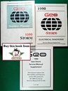 1990 Geo Storm Shop Repair Maintenance Service Manual + Electrical Diagnosis Supplement+Driveability & Emissions Supplement
