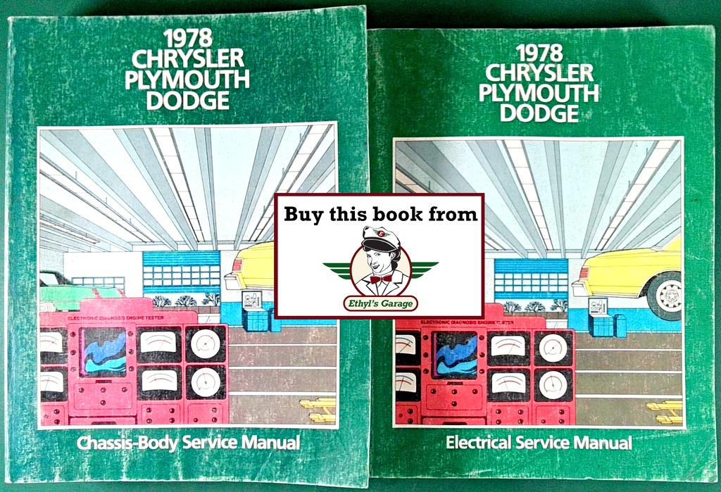 1978 Chrysler/Plymouth/Dodge Shop Repair Service Manual Set LeBaron/Volare/Aspen/Monaco/Cordoba+all cars