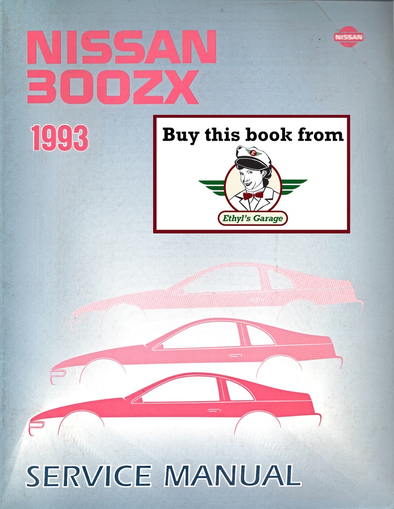 1993 Nissan 300ZX Shop Repair Service Manual