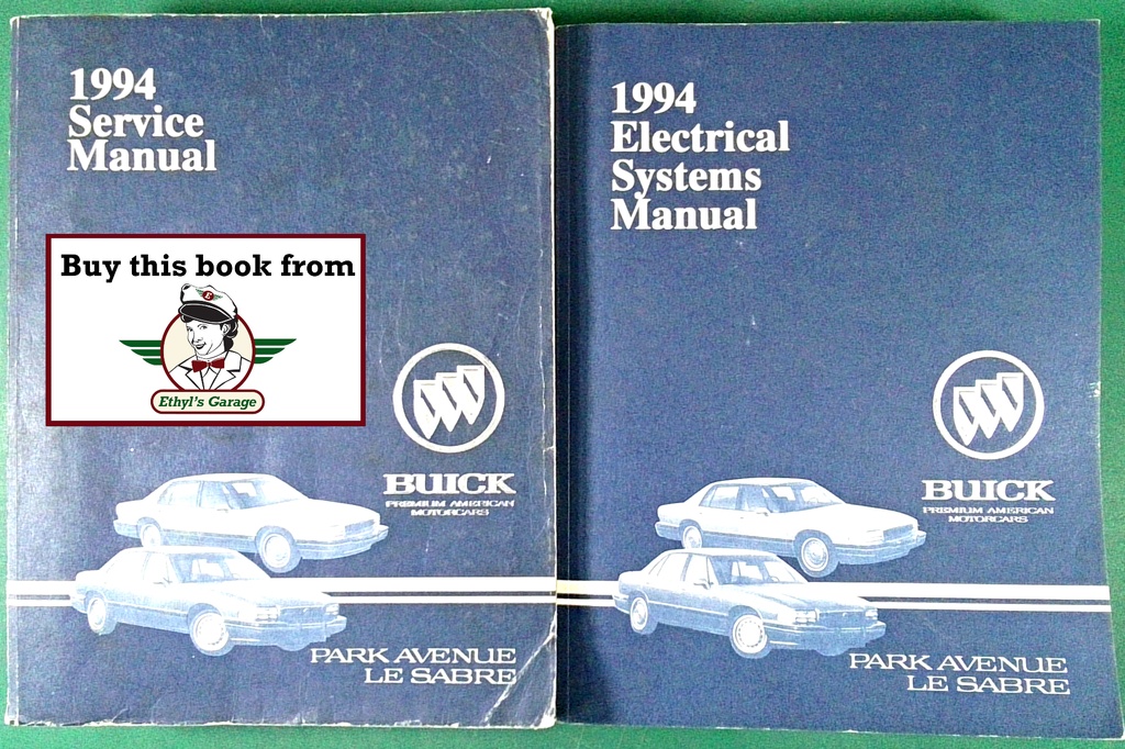 1994 Buick Le Sabre Park Avenue OEM Shop Service Repair Manual Set