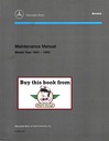 1981-1993 Mercedes Benz Maintenance Manual--All Models