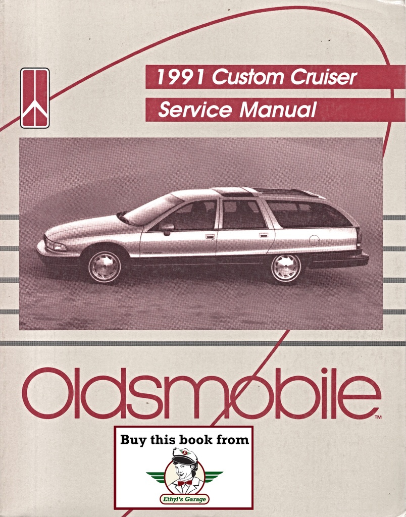 1991 Oldsmobile Custom Cruiser OEM Shop Service Repair Maintenance Manual