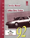 1992 Oldsmobile Cutlass Ciera Cutlass Cruiser OEM Shop Service Repair Chassis Manual