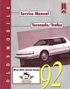 1992 Oldsmobile Toronado Trofeo OEM Shop Service Repair Chassis Manual