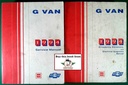 1994 GMC/Chevrolet G-Van, Chevy Van, Rally, Sportvan, Vandura Factory Shop Repair Service & Driveability Manuals 2 Vol. Set
