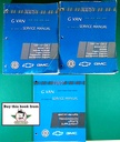 1997 Chevrolet/GMC G-Van, Chevrolet Express, GMC Savana Shop Repair Maintenance Service Manual 3 Vol. Set