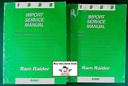 1989 Dodge Ram Raider Shop Maintenance Repair Service & Electrical Manual 2 Vol. Set