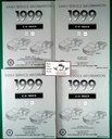 1999 Chevrolet/GMC C/K8 Truck Factory Shop Repair Service ESI Manual 4 Vol. Set—Silverado, Sierra