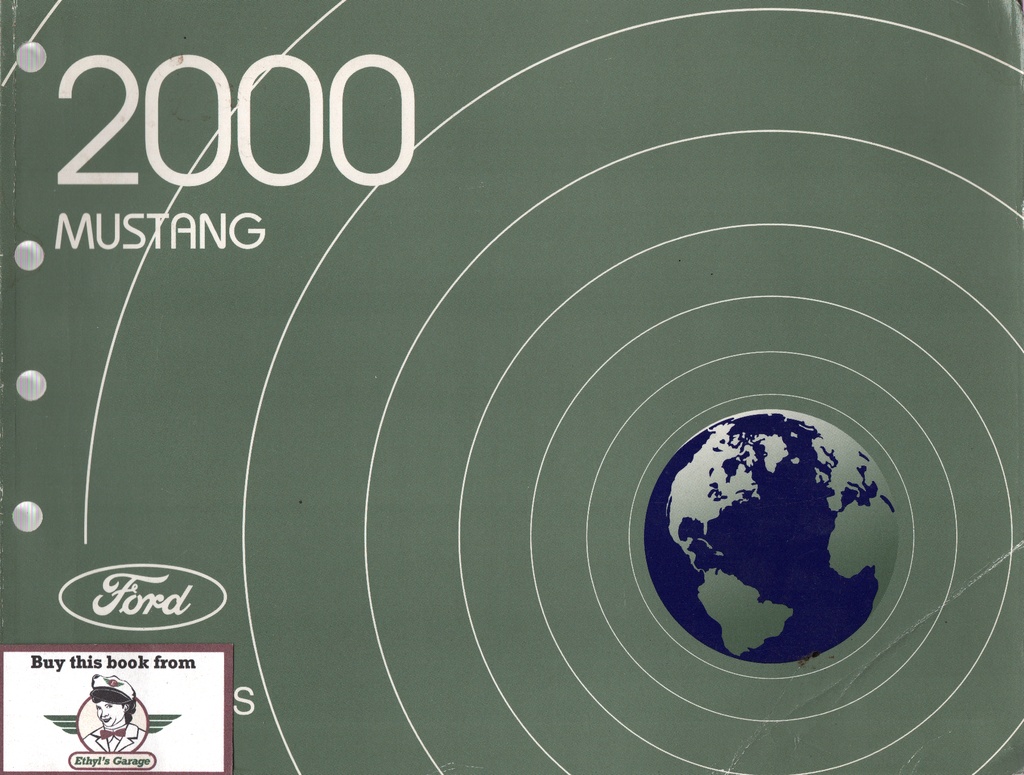2000 Ford Mustang Electrical Wiring Diagrams Shop Service Repair Manual