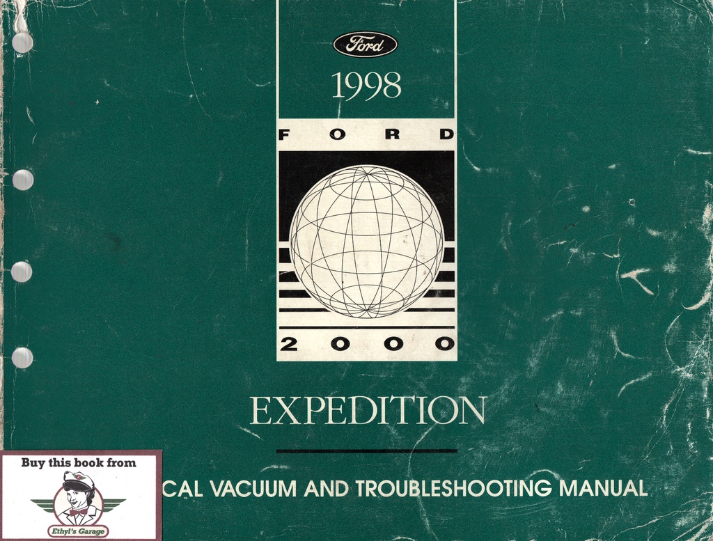 1998 Ford Expedition Electrical & Vacuum Troubleshooting Wiring Diagrams Shop Service Repair Manual EVTM