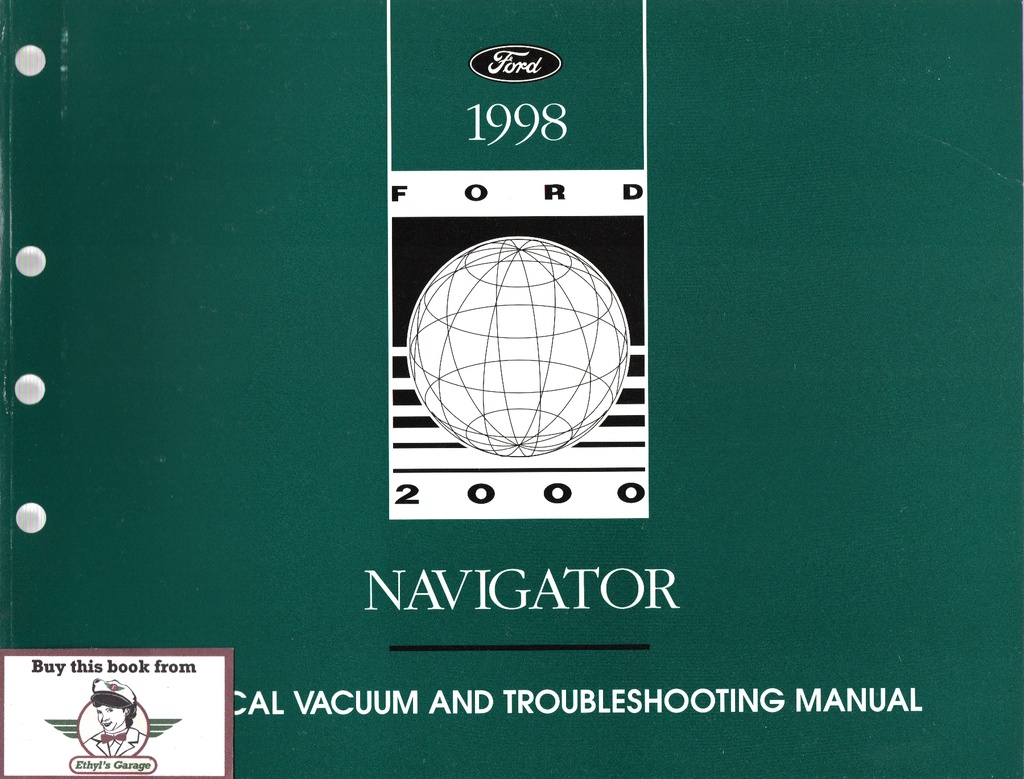1998 Lincoln Navigator Electrical & Vacuum Troubleshooting Wiring Diagrams Shop Service Repair Manual EVTM