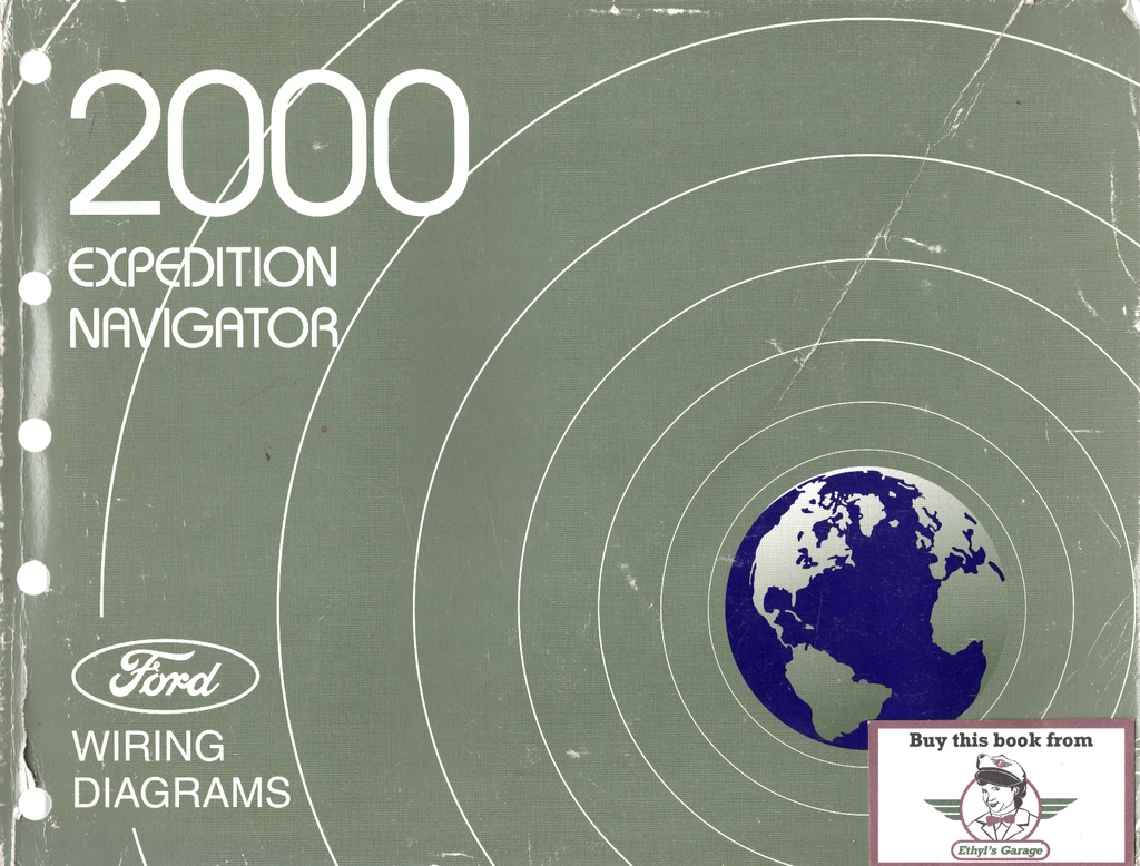 2000 Ford Expedition Lincoln Navigator Electrical Wiring Diagrams Shop Service Repair Manual