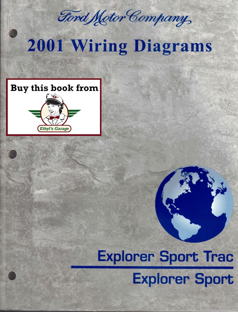 2001 Ford Explorer Sport Trac and Ford Explorer Sport Electrical Wiring Diagrams Shop Service Repair Manual