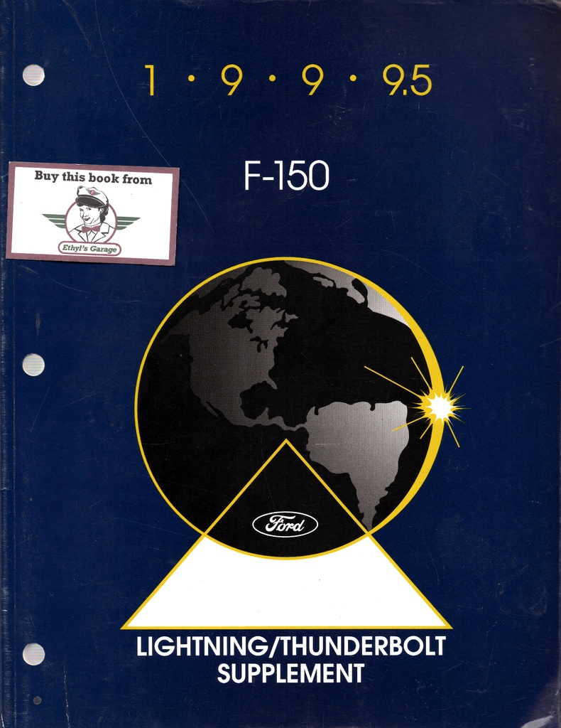 1999.5 Ford F-150 Lightning/Thunderbolt Original OEM Factory Shop Repair Maintenance Service Manual Supplement