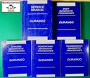 2002 Dodge Durango Service & Diagnostic Shop Repair Manuals Complete 5 Vol. Set
