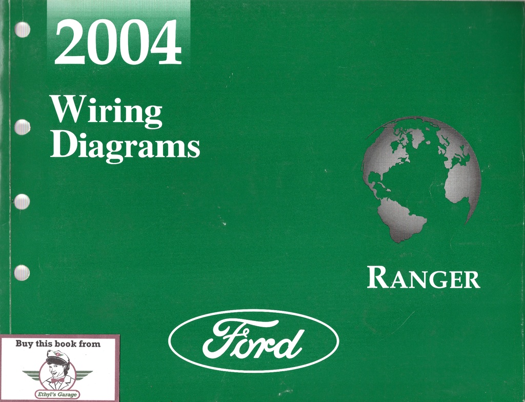 2004 Ford Ranger Pickup Factory Electrical Wiring Diagrams Manual