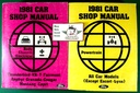 1981 Ford Mustang Mercury Capri Thunderbird Factory OEM Shop Repair Maintenance Service Manual 2 Vol. Set